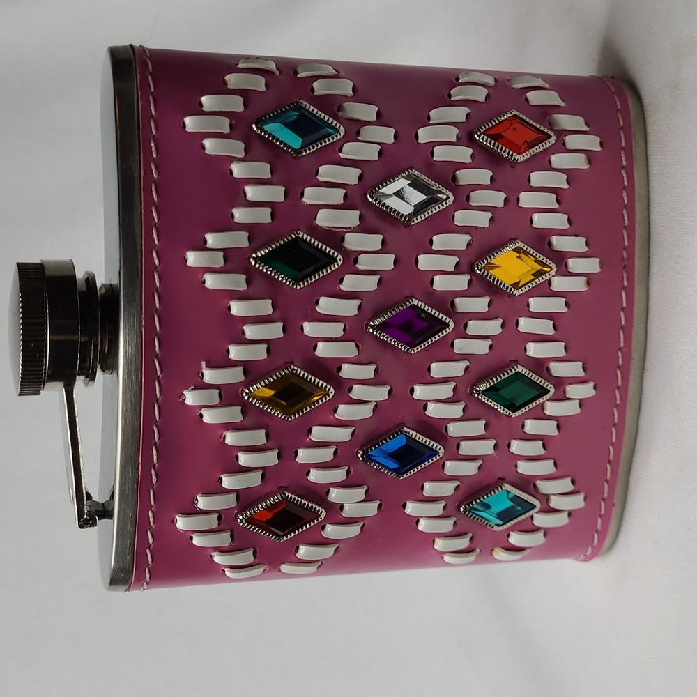 Bedazzled flask
